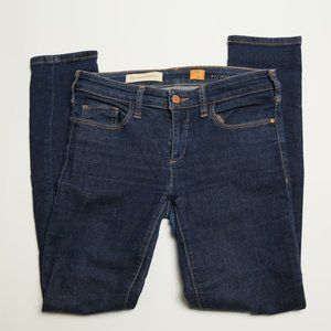 Anthropologie Pilcro Dark Wash Skinny Jeans 27